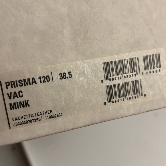 LkNew JIMMY CHOO Prisma Vachetta Cork Wedge platform Sandal in MINK TAN 38.5 38 - Picture 11 of 11